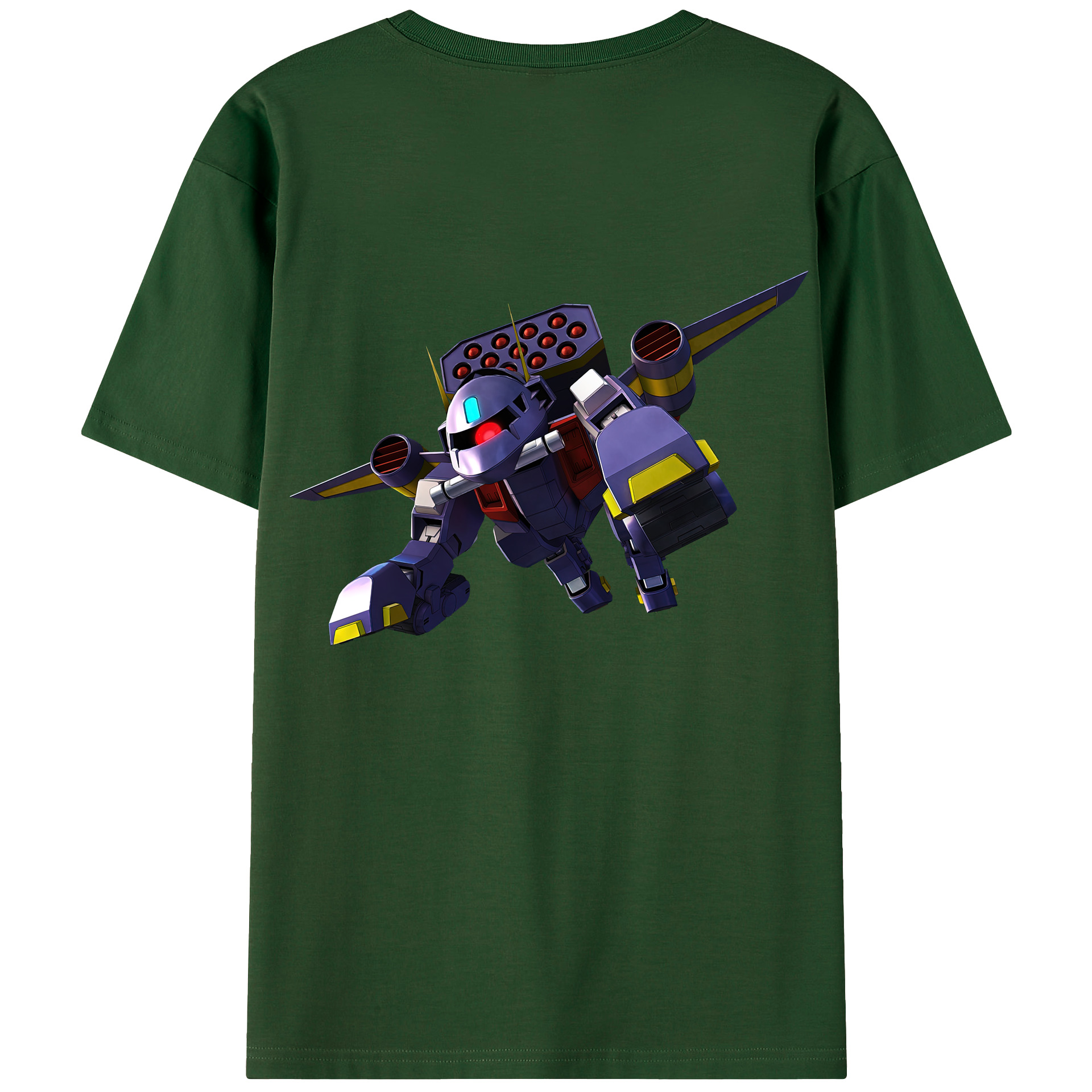 （画像用） 機動戦士ガンダム Mobile Suit Gundam 綿100％半袖Tシャツ（背面プリント）